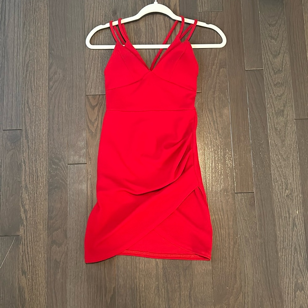 Red pretty little thing dress
